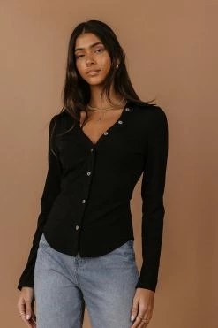 CRESCENT Lucine Button Down Top - FINAL SALE