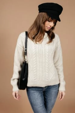 Vero Moda Reese Sweater In Ivory