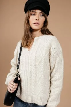 Vero Moda Reese Sweater In Ivory