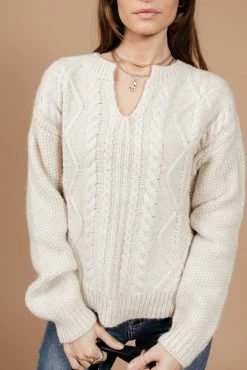 Vero Moda Reese Sweater In Ivory