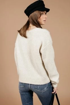 Vero Moda Reese Sweater In Ivory