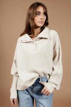Vero Moda Ariella Pullover In Camel Tops