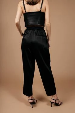 SKIES ARE BLUE Mira Satin Pants - FINAL SALE