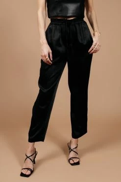 SKIES ARE BLUE Mira Satin Pants - FINAL SALE