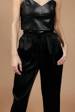 SKIES ARE BLUE Mira Satin Pants - FINAL SALE