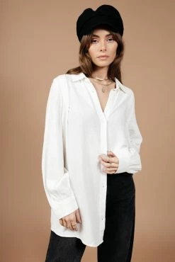 PROMESA Royce Button Up Shirt In Black - FINAL SALE