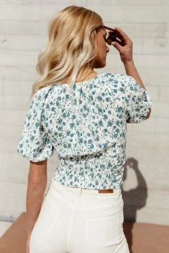 LUSH CLOTHING April Floral Blouse- FINAL SALE