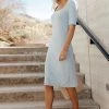 Vero Moda Haven Midi Dress In Light Blue - FINAL SALE