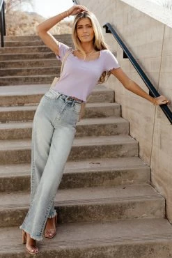 Vero Moda Sydia Tee In Sage - FINAL SALE