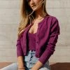 SINA Sweaters Leonie Set In Magenta - FINAL SALE