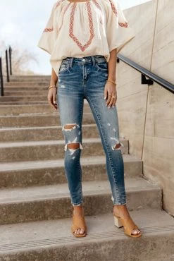 Brand new โค๏ธ PLASTIC Margot Distressed Skinny Denim - FINAL SALE ๐ Jeans โ 9 PLASTIC Margot Distressed Skinny Denim - FINAL SALE Jeans