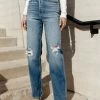 CELLO JEANS Lynette High Rise Straight Leg Jeans - FINAL SALE