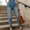 KANCAN Bohme Maureen Mom Jeans In Medium Wash - FINAL SALE