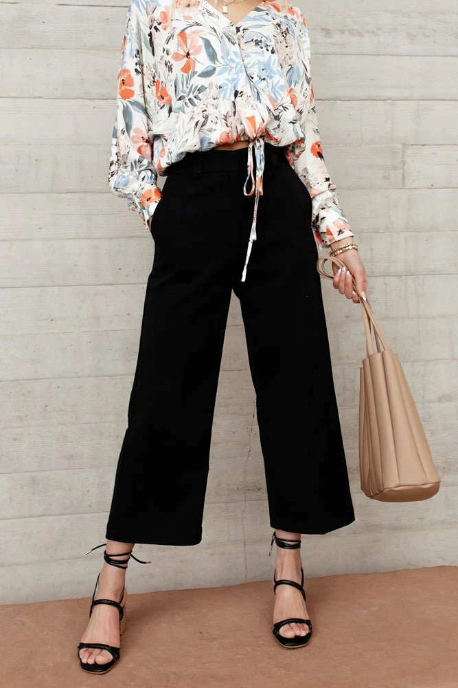 Cheap β¨ SINA Tops Wrenley Pants In Black π 4 SINA Tops Wrenley Pants In Black