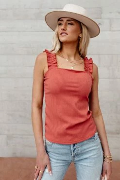 LISTICLE Presley Tank Top In Pink - FINAL SALE