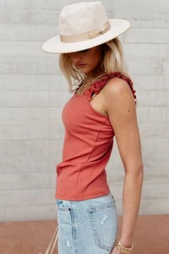 LISTICLE Presley Tank Top In Pink - FINAL SALE
