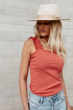 LISTICLE Presley Tank Top In Pink - FINAL SALE