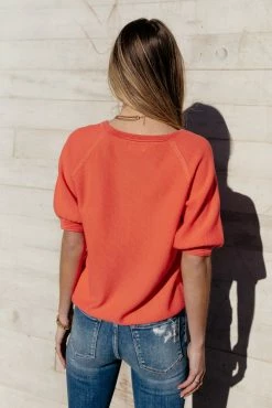SINA Corina Top In Coral - FINAL SALE