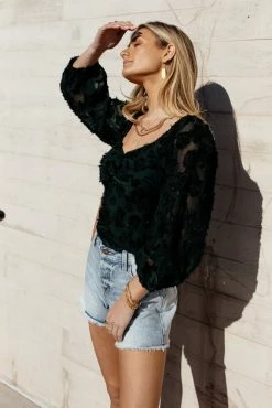 Budget βοΈ &MERCI Penny Blouse In Hunter Green- FINAL SALE π 9 &MERCI Penny Blouse In Hunter Green- FINAL SALE