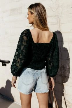 Budget βοΈ &MERCI Penny Blouse In Hunter Green- FINAL SALE π 12 &MERCI Penny Blouse In Hunter Green- FINAL SALE