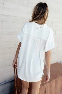 Brand new 😍 FUN 2 FUN Flavie Button Down Blouse In Ivory - FINAL SALE 🔔 15 FUN 2 FUN Flavie Button Down Blouse In Ivory - FINAL SALE