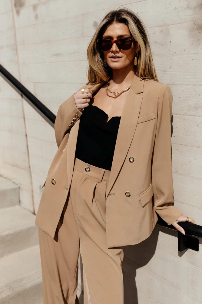 Budget ๐ AARON & AMBER Tops Romaine Blazer In Pink ๐ 8 AARON & AMBER Tops Romaine Blazer In Pink