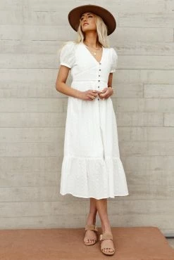 IN LOOM Jules Midi Dress In Camel - FINAL SALE