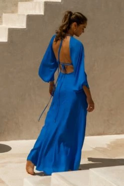 WORUI Caroline Maxi Dress In Blue Dresses