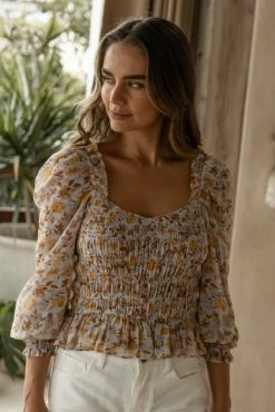 DRESS FORUM Corynn Cropped Blouse - FINAL SALE