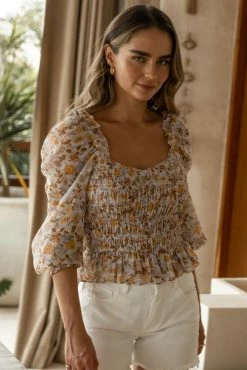 DRESS FORUM Corynn Cropped Blouse - FINAL SALE