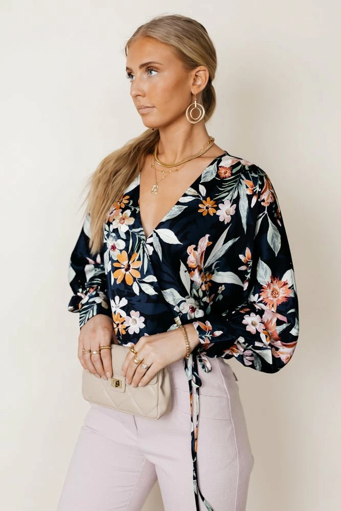 New ⌛ DRESS FORUM Ethelyn Wrap Top - FINAL SALE ✨ 4 DRESS FORUM Ethelyn Wrap Top - FINAL SALE