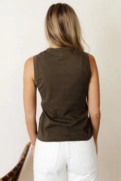 WORUI Kirby Tank In Olive - FINAL SALE