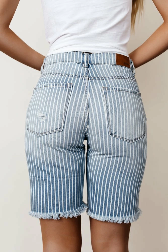 Cheapest π₯° KANCAN Olympia Striped Bermuda Shorts - FINAL SALE βοΈ 6 KANCAN Olympia Striped Bermuda Shorts - FINAL SALE