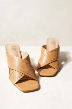 FREE SOUL/MIRACLE MILE Jade Heels In Tan Shoes