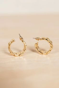 LA RADIANT VAL JEAN GLOBAL Amy Hoop Earrings