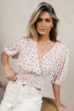SINA Galena Floral Blouse - FINAL SALE