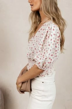 SINA Galena Floral Blouse - FINAL SALE