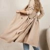 SINA Enola Trench Coat In Natural - FINAL SALE