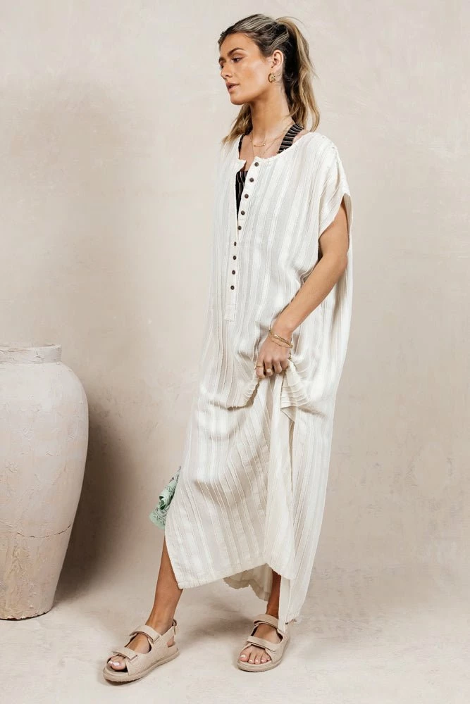 Budget ✨ MAIZE Emie Cover-Up 👗 Dress In Cream - FINAL SALE 🔔 5 MAIZE Emie Cover-Up Dress In Cream - FINAL SALE