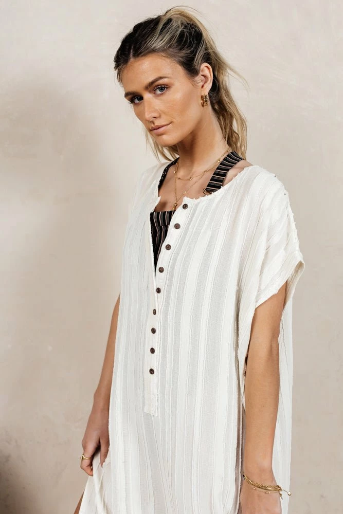 Budget ✨ MAIZE Emie Cover-Up 👗 Dress In Cream - FINAL SALE 🔔 2 MAIZE Emie Cover-Up Dress In Cream - FINAL SALE