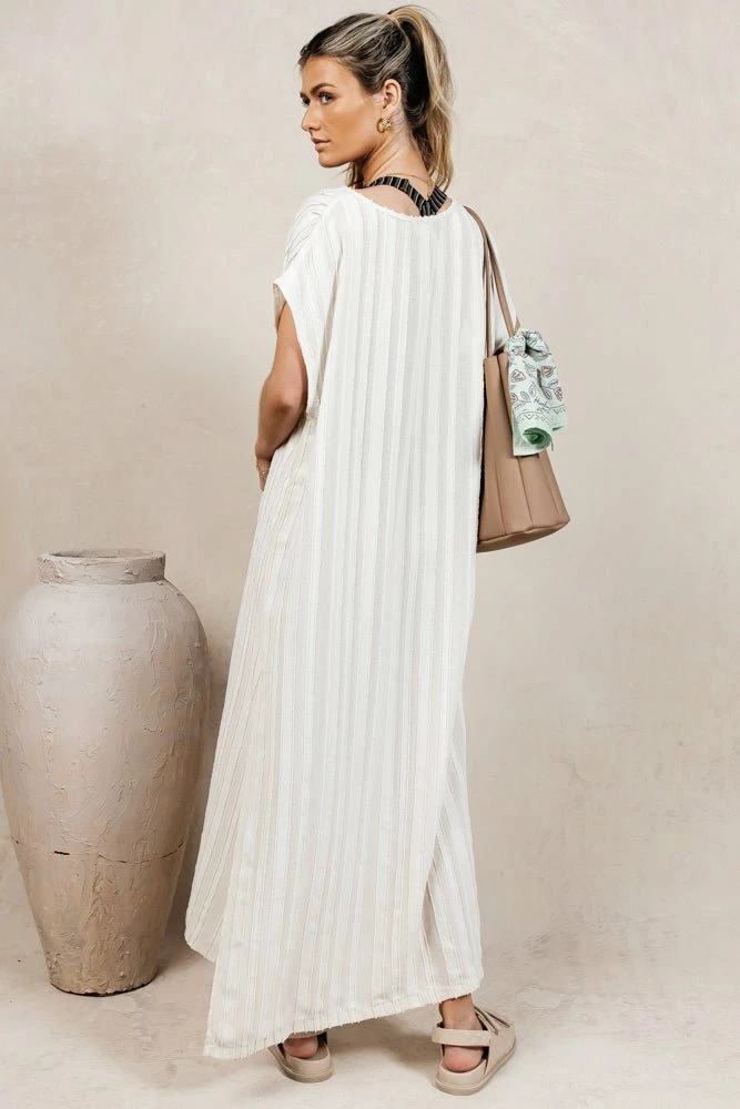 Budget ✨ MAIZE Emie Cover-Up 👗 Dress In Cream - FINAL SALE 🔔 6 MAIZE Emie Cover-Up Dress In Cream - FINAL SALE