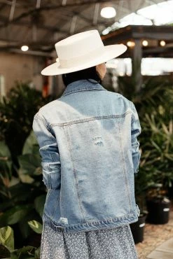 CEST TOI Laura Distressed Denim Jacket - FINAL SALE