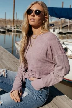 Coupon 💯 SINA Galilea Patch Top In Lavender - FINAL SALE 🛒 12 SINA Galilea Patch Top In Lavender - FINAL SALE