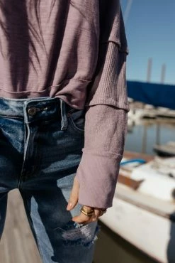 Coupon 💯 SINA Galilea Patch Top In Lavender - FINAL SALE 🛒 14 SINA Galilea Patch Top In Lavender - FINAL SALE