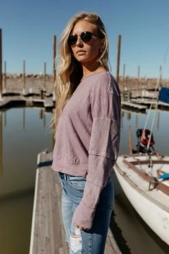 Coupon 💯 SINA Galilea Patch Top In Lavender - FINAL SALE 🛒 15 SINA Galilea Patch Top In Lavender - FINAL SALE