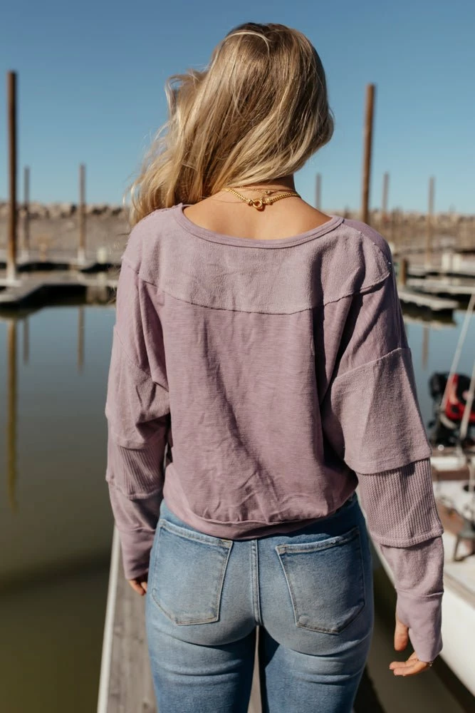 Coupon 💯 SINA Galilea Patch Top In Lavender - FINAL SALE 🛒 7 SINA Galilea Patch Top In Lavender - FINAL SALE