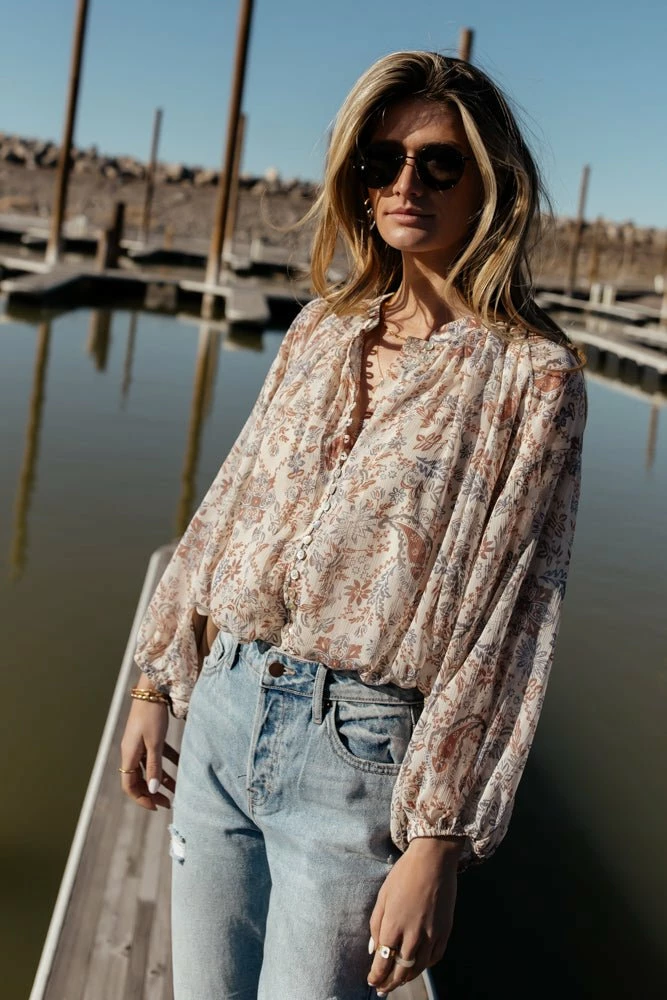 Brand new 😉 DRESS FORUM Llana Button Blouse - FINAL SALE ✔️ 5 DRESS FORUM Llana Button Blouse - FINAL SALE