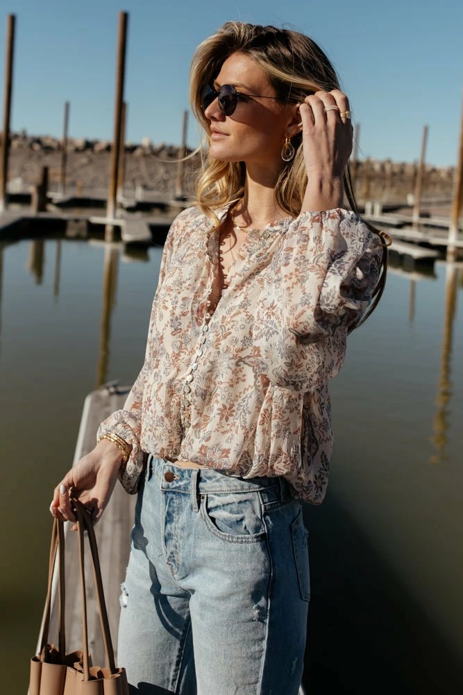 Brand new 😉 DRESS FORUM Llana Button Blouse - FINAL SALE ✔️ 3 DRESS FORUM Llana Button Blouse - FINAL SALE