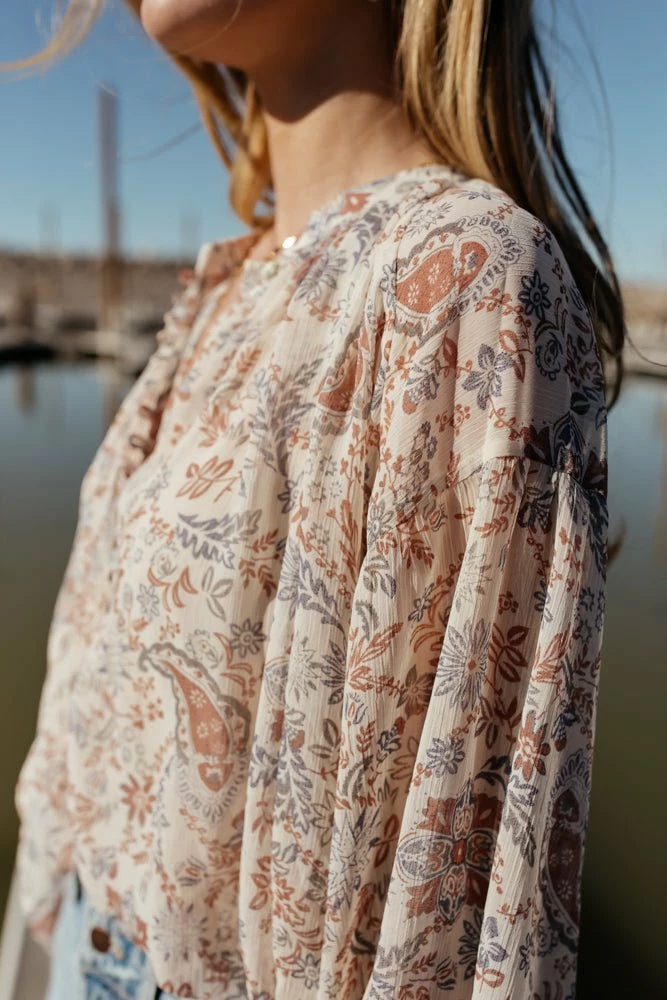 Brand new 😉 DRESS FORUM Llana Button Blouse - FINAL SALE ✔️ 7 DRESS FORUM Llana Button Blouse - FINAL SALE