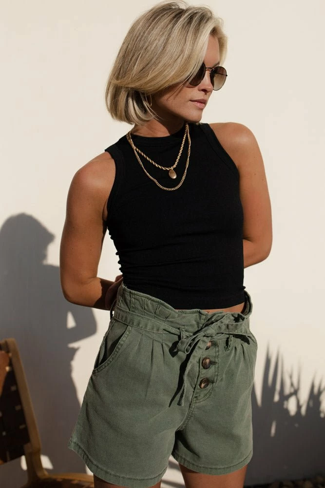 Coupon β DYNAMIC FASHION Tops Mollie Ribbed Tank In Black π 1 DYNAMIC FASHION Tops Mollie Ribbed Tank In Black